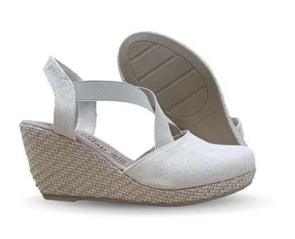 Sandalia tipo Alpargata Lady Christian 1168 Crudo para mujer