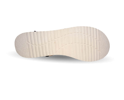 Sandalia Casual de moda con plataforma media Lady Christian 290 Negro para mujer