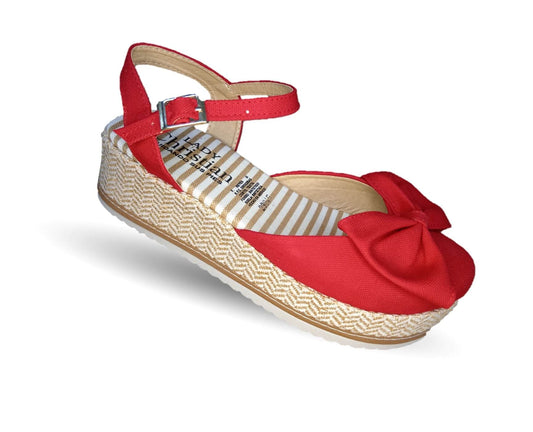 Sandalia Casual con plataforma media Lady Christian 290 Rojo para mujer
