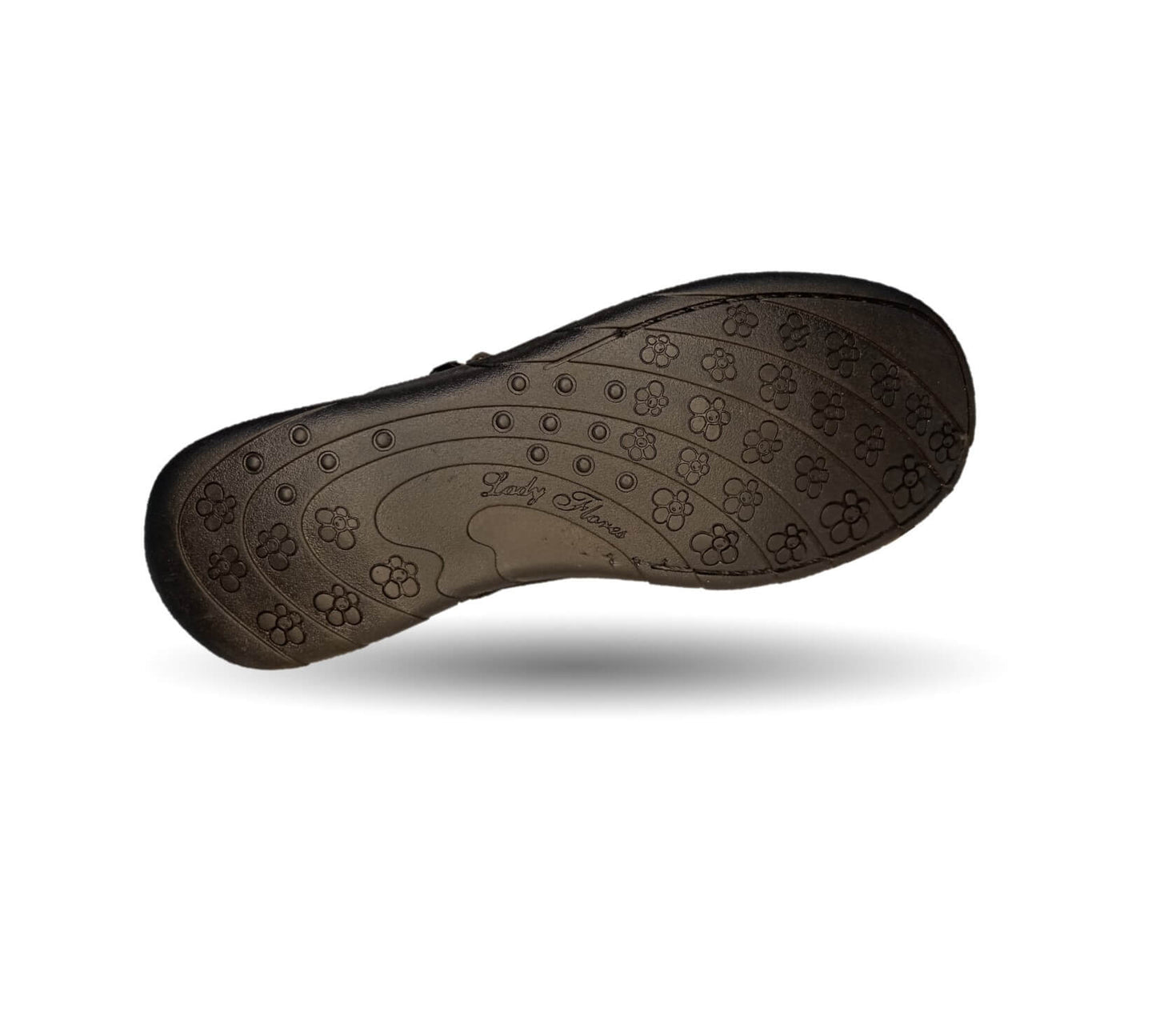 Zapato Escolar con hebilla Lady Flores 402 Negro para niña