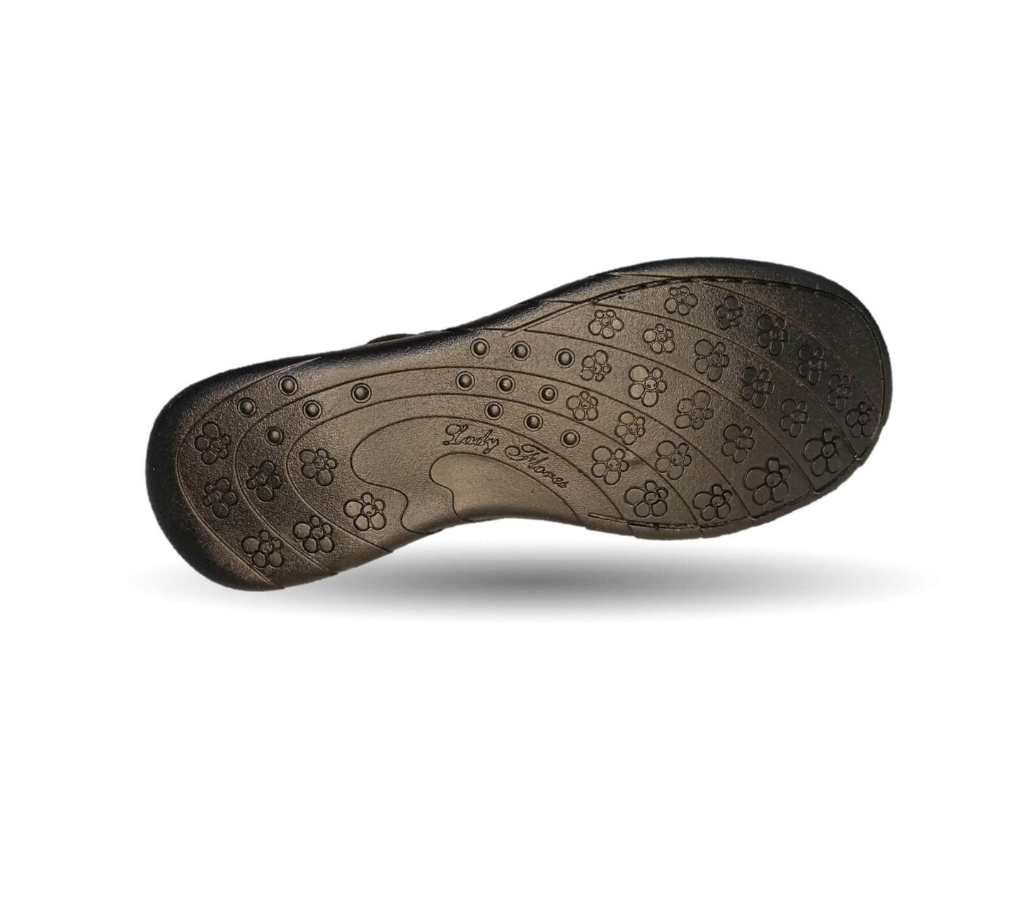 Zapato Escolar con hebilla Lady Flores 406 Negro para niña