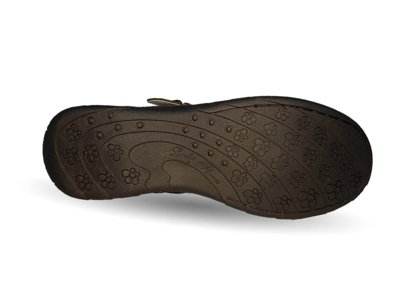 Zapato Escolar con hebilla Lady Flores 409 Negro para niña