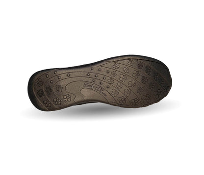 Zapato Escolar con hebilla Lady Flores 410 Negro para niña