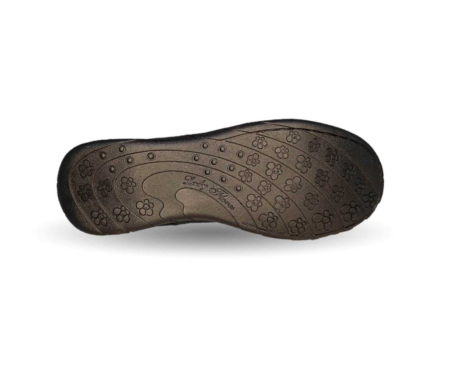 Zapato Escolar con hebilla Lady Flores 424 Negro para niña