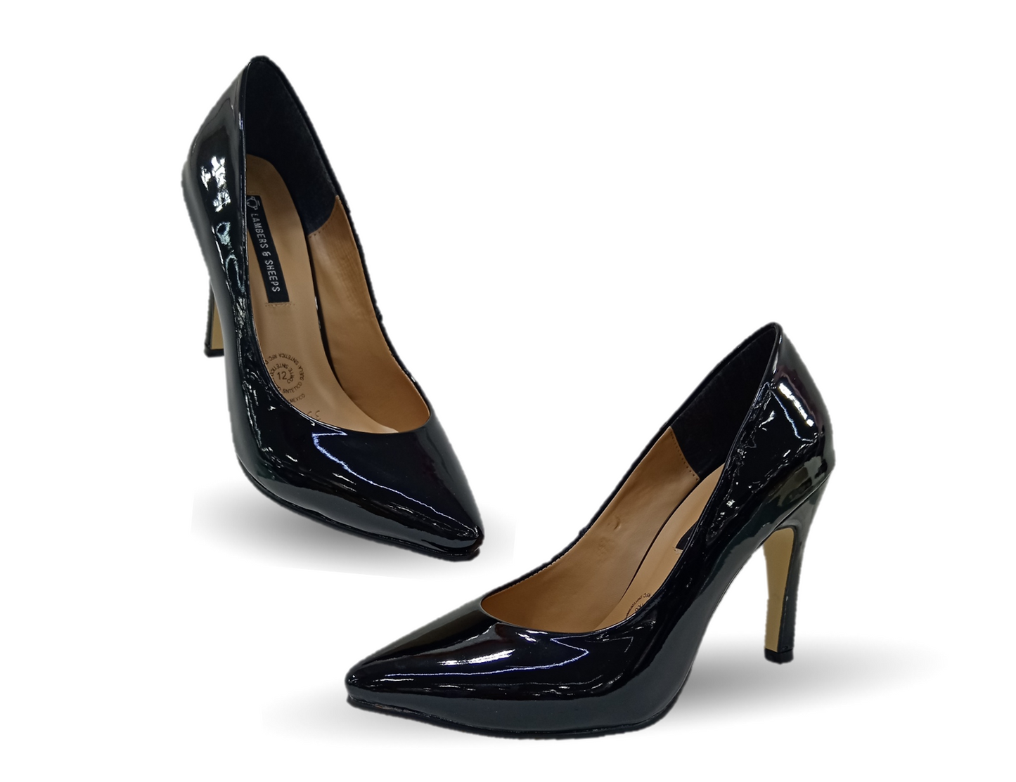 Zapatilla de Vestir Lambers 3100 Charol Negro para mujer