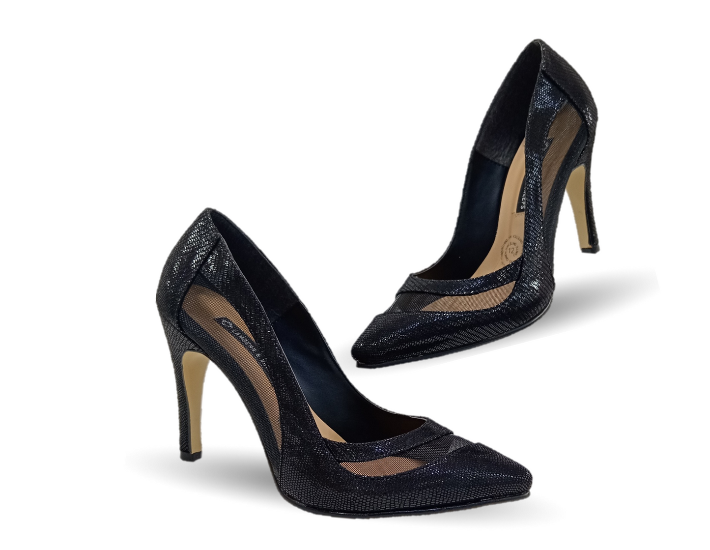 Zapatilla de Vestir Lambers 3124 Microfibra Negro para mujer