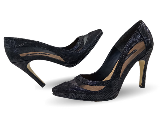 Zapatilla de Vestir Lambers 3124 Microfibra Negro para mujer