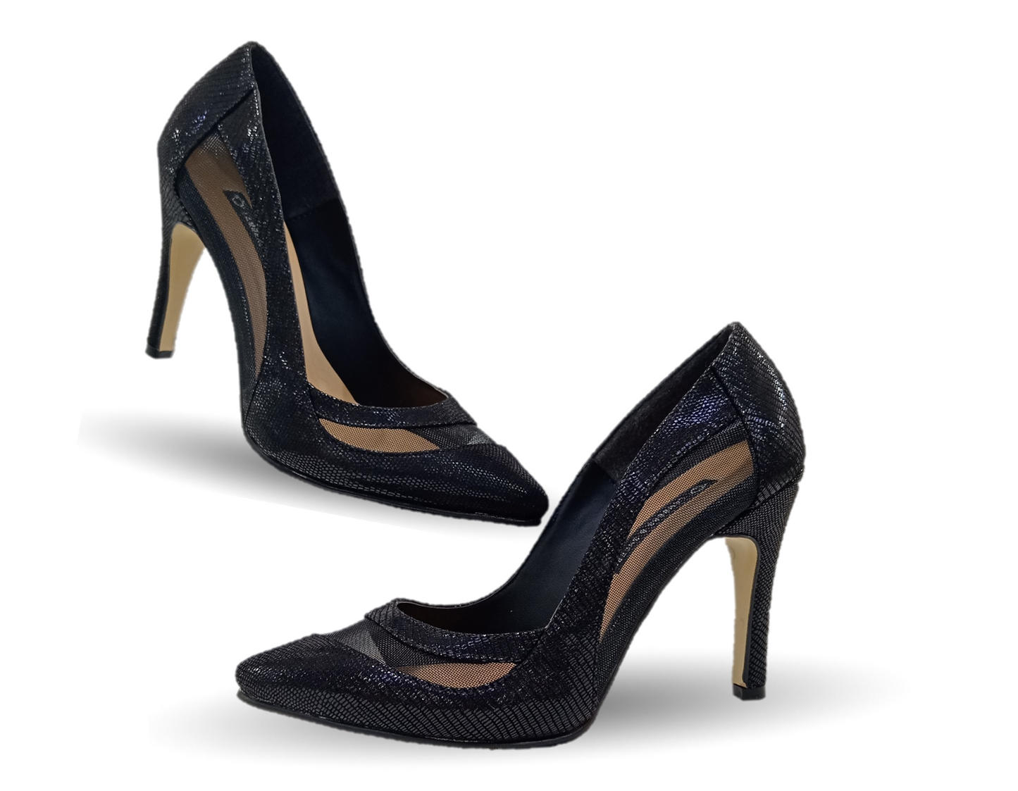 Zapatilla de Vestir Lambers 3124 Microfibra Negro para mujer