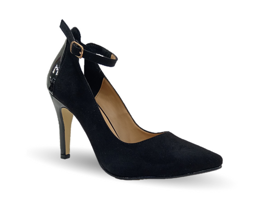 Zapatilla de Vestir Lambers 3174 Ante Negro para mujer