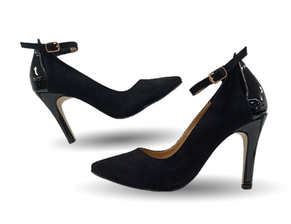 Zapatilla de Vestir Lambers 3174 Ante Negro para mujer
