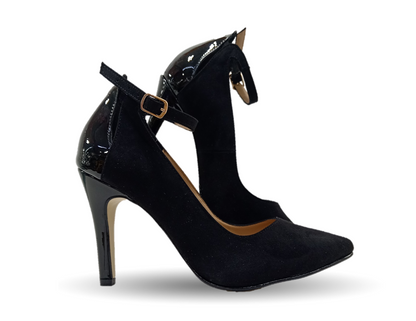 Zapatilla de Vestir Lambers 3174 Ante Negro para mujer