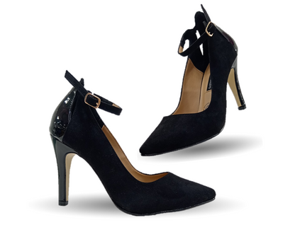 Zapatilla de Vestir Lambers 3174 Ante Negro para mujer