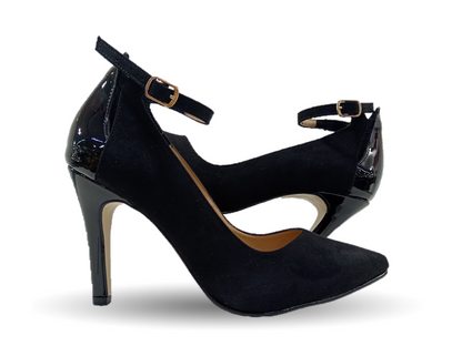Zapatilla de Vestir Lambers 3174 Ante Negro para mujer