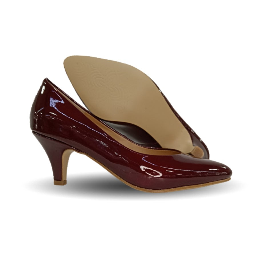 Zapatilla de Vestir Lambers 6007 Charol Merlot para mujer