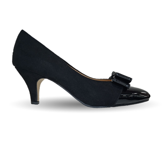Zapatilla de Vestir Lambers 6039 Buck Negro para mujer