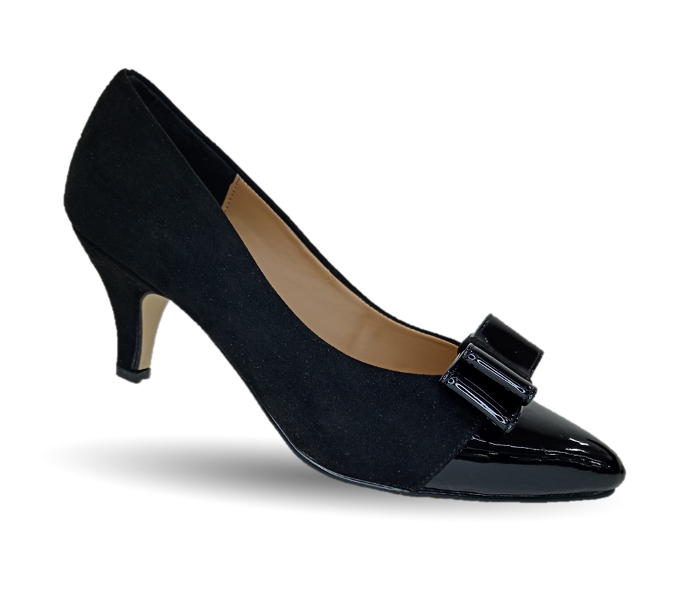 Zapatilla de Vestir Lambers 6039 Buck Negro para mujer