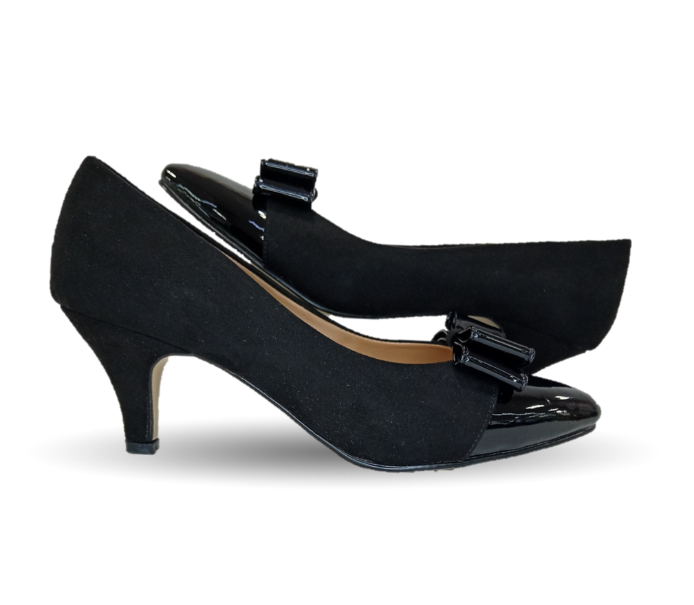 Zapatilla de Vestir Lambers 6039 Buck Negro para mujer