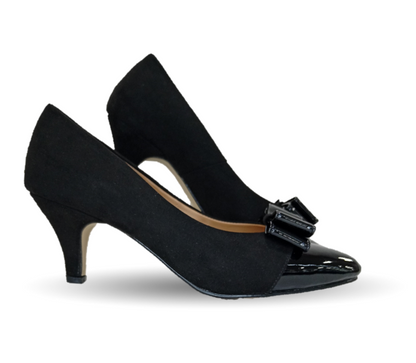 Zapatilla de Vestir Lambers 6039 Buck Negro para mujer