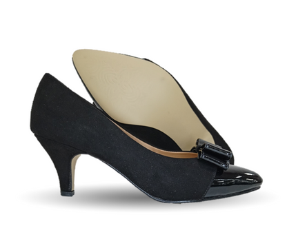 Zapatilla de Vestir Lambers 6039 Buck Negro para mujer