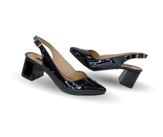 Zapatilla de Vestir Lambers 6045 Charol Negro para mujer