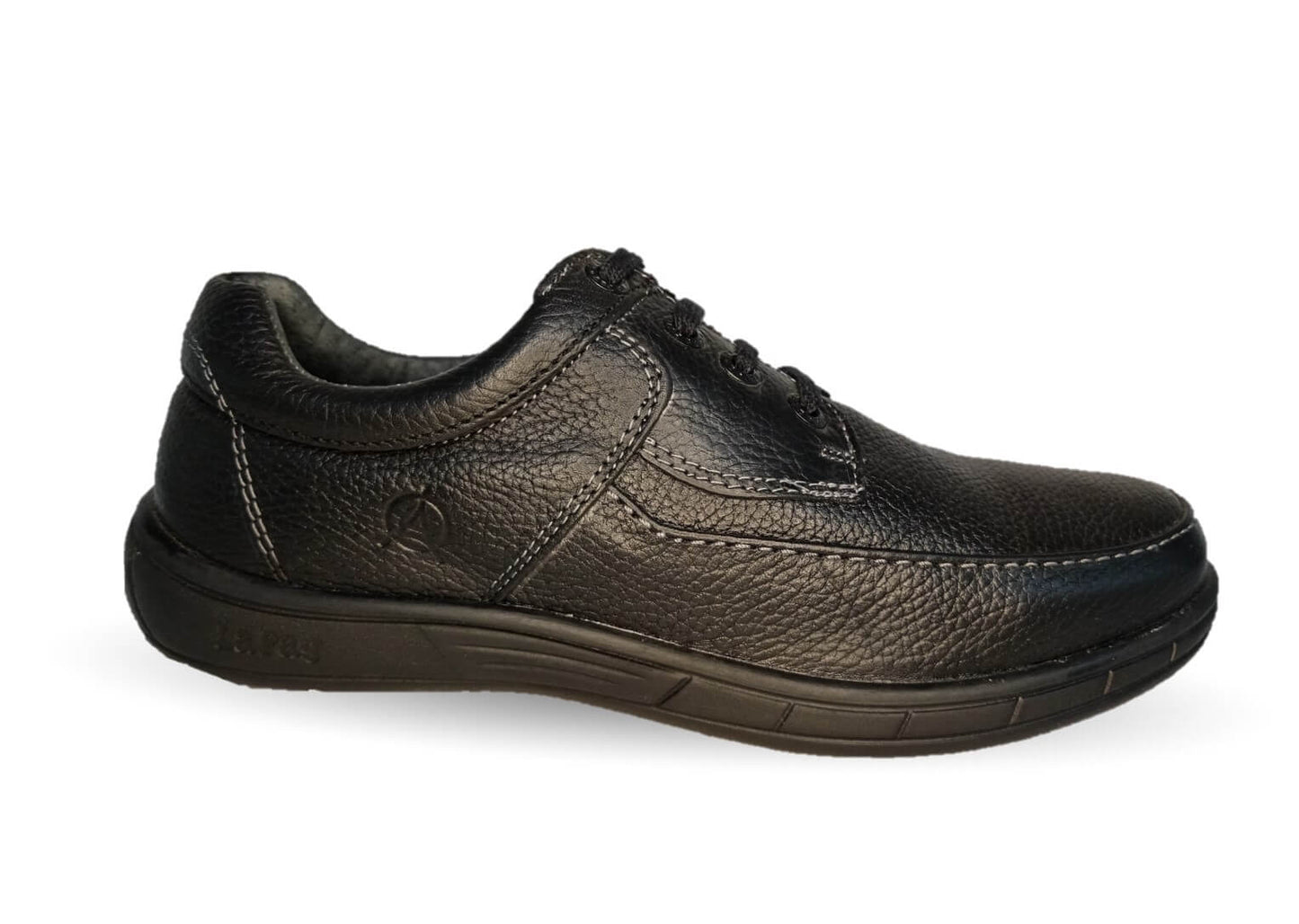 Zapato Casual de piel La Pag 873 Negro para hombre
