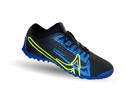 Tenis de Futbol con multitacos Mayckers 1205 Negro/Rey Unisex para mujer y hombre