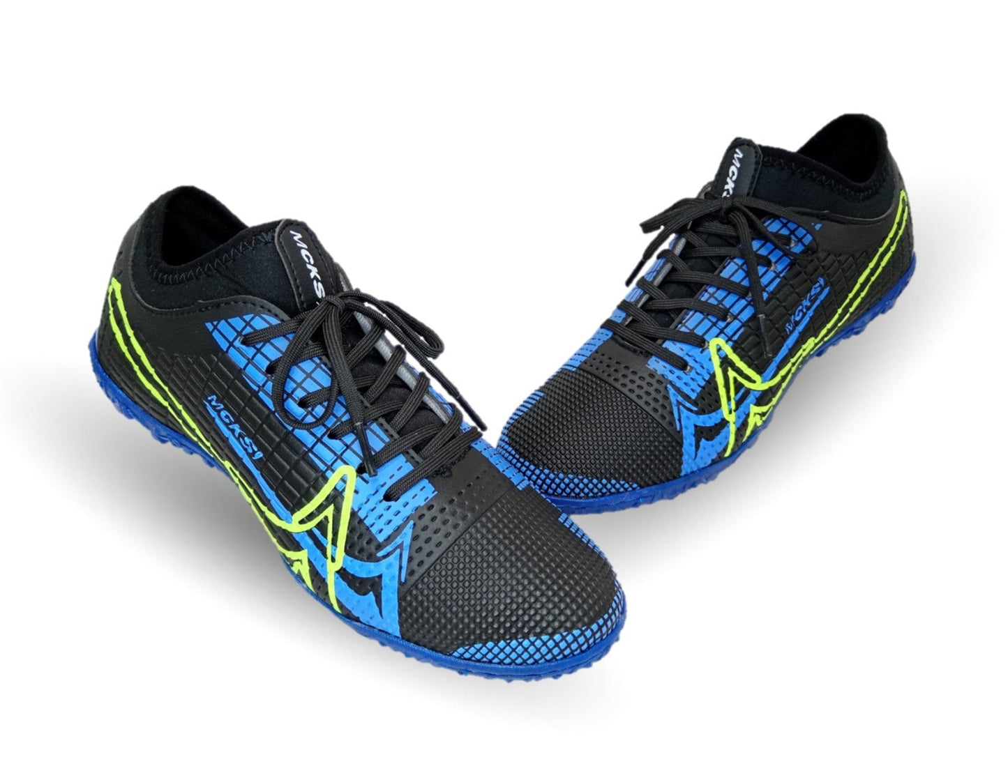 Tenis de Futbol con multitacos Mayckers 1205 Negro/Rey Unisex para mujer y hombre