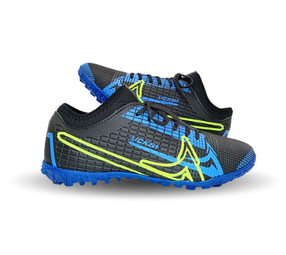 Tenis de Futbol con multitacos Mayckers 1205 Negro/Rey Unisex para mujer y hombre