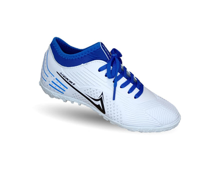 Tenis de Futbol con multitacos Mayckers 1219 Blanco/Rey Unisex para mujer y hombre