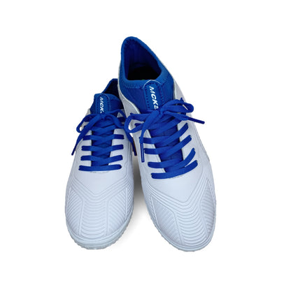 Tenis de Futbol con multitacos Mayckers 1219 Blanco/Rey Unisex para mujer y hombre