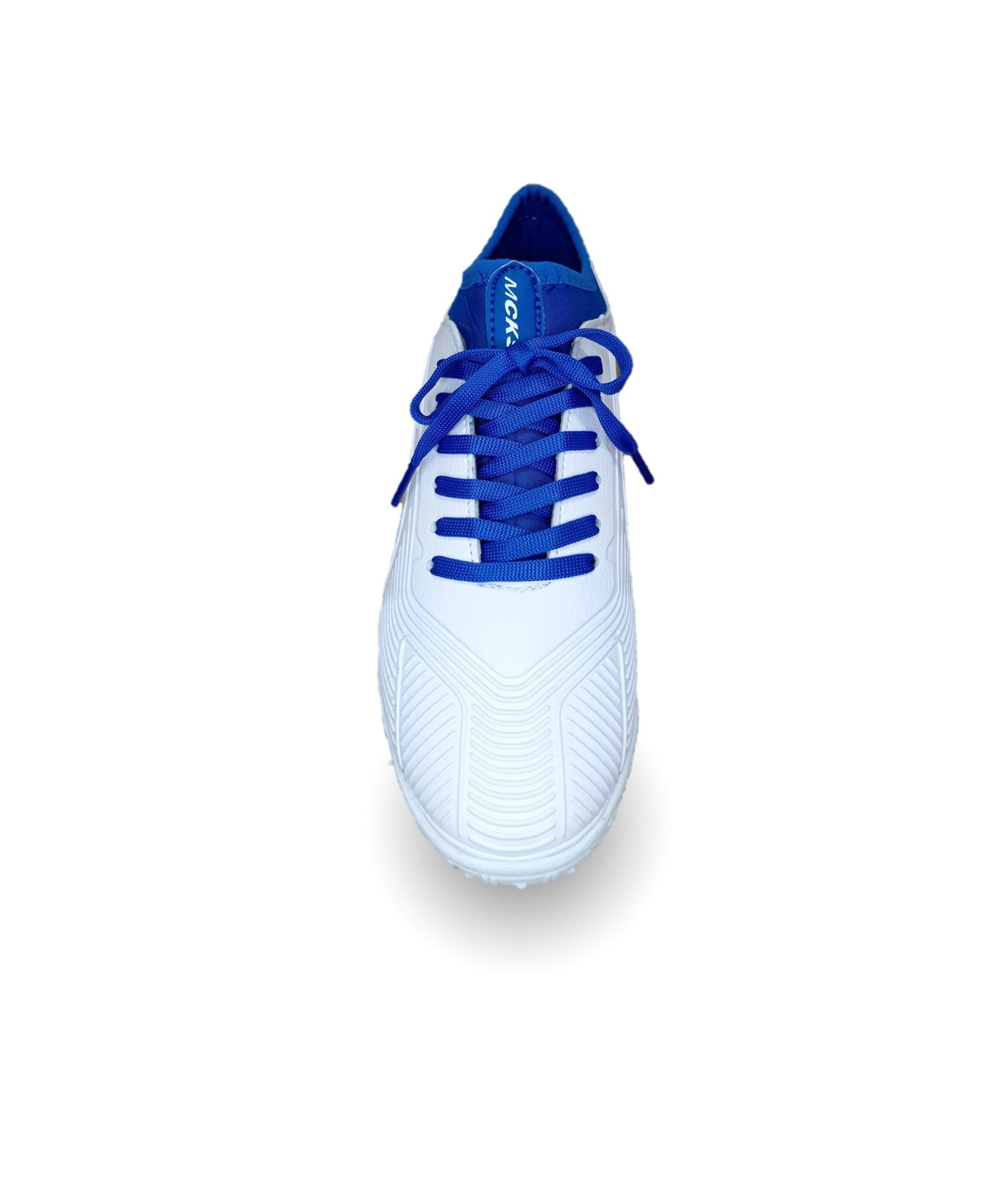 Tenis de Futbol con multitacos Mayckers 1219 Blanco/Rey Unisex para mujer y hombre