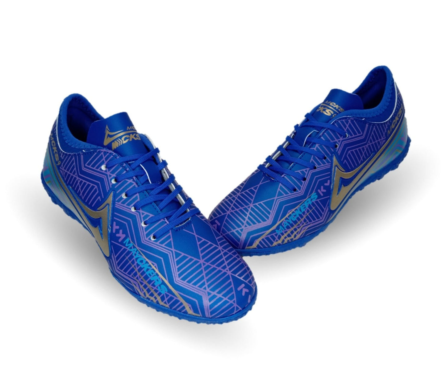 Tenis de Futbol con multitacos Mayckers 1227 Rey/Oro Unisex para mujer y hombre