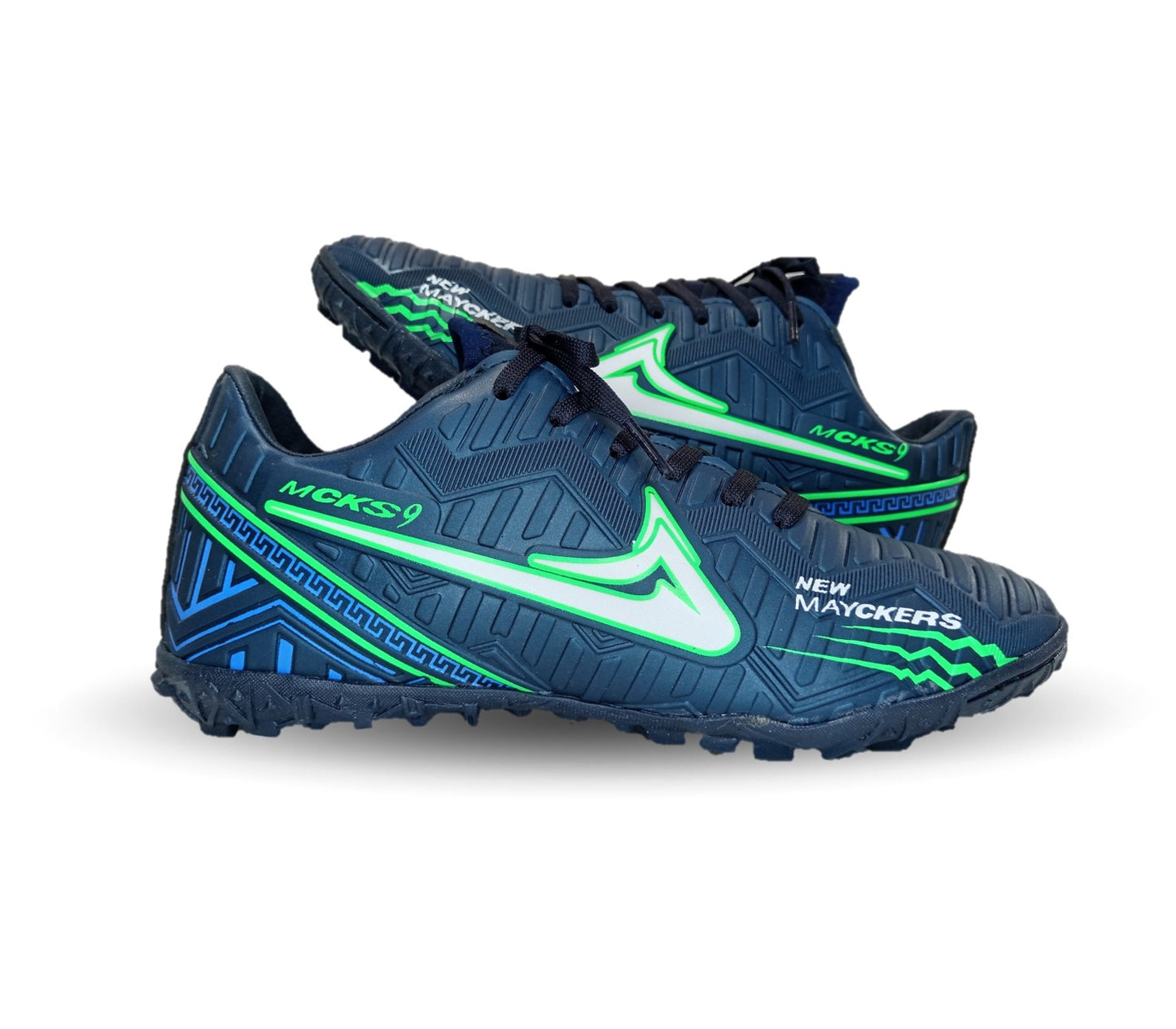 Tenis de Futbol con multitacos Mayckers 1241 Marino/Manzana para hombre