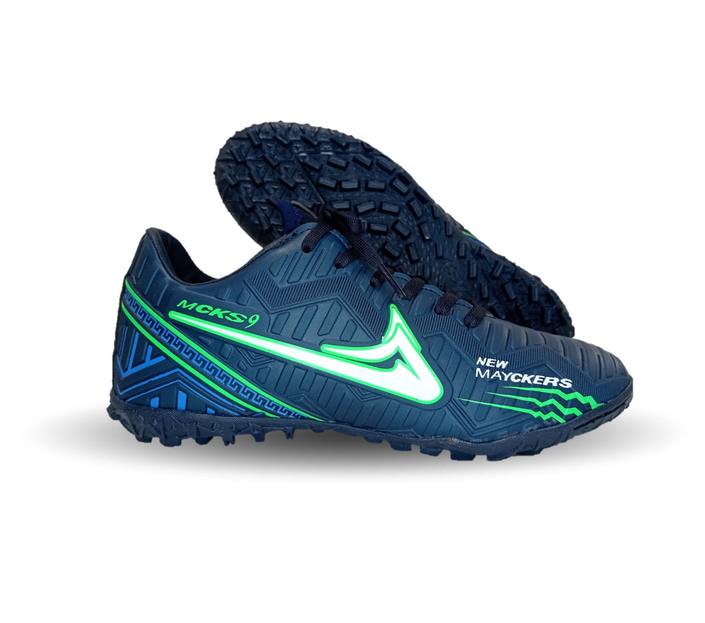 Tenis de Futbol con multitacos Mayckers 1241 Marino/Manzana para hombre