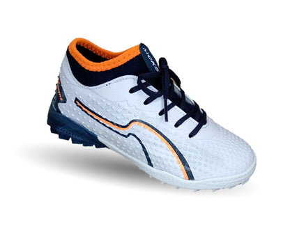 Tenis de Futbol con multitacos Mayckers 1251 Blanco/Marino Unisex para niño y niña