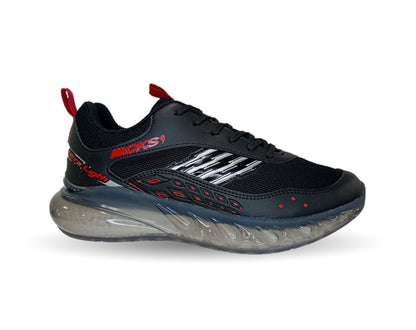 Tenis Deportivo Mayckers 232 Negro/Rojo para hombre