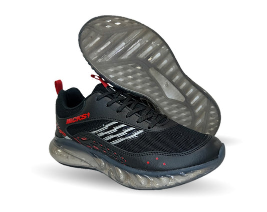 Tenis Deportivo Mayckers 232 Negro/Rojo para hombre
