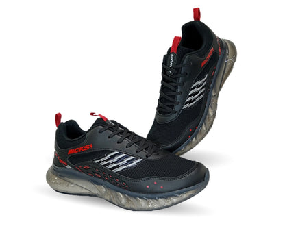 Tenis Deportivo Mayckers 232 Negro/Rojo para hombre