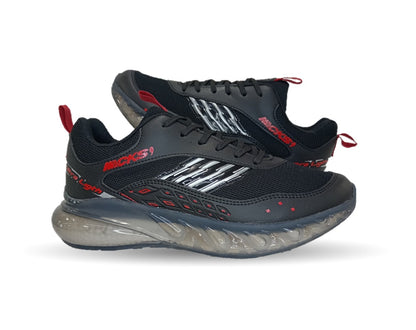 Tenis Deportivo Mayckers 232 Negro/Rojo para hombre
