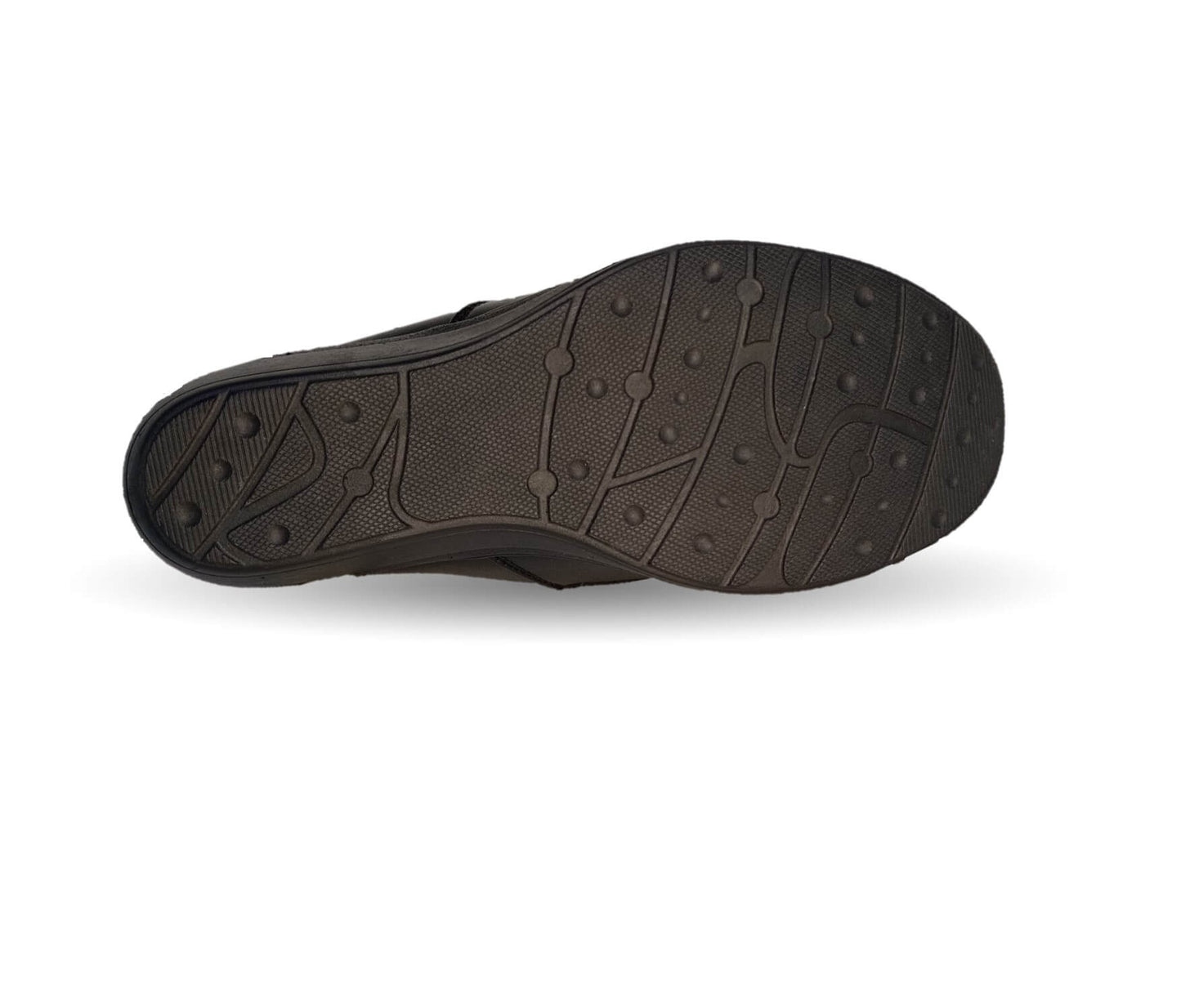 Calzado Casual y de Servicio de piel con cuña mediana Meriggiare 5104 Negro para mujer