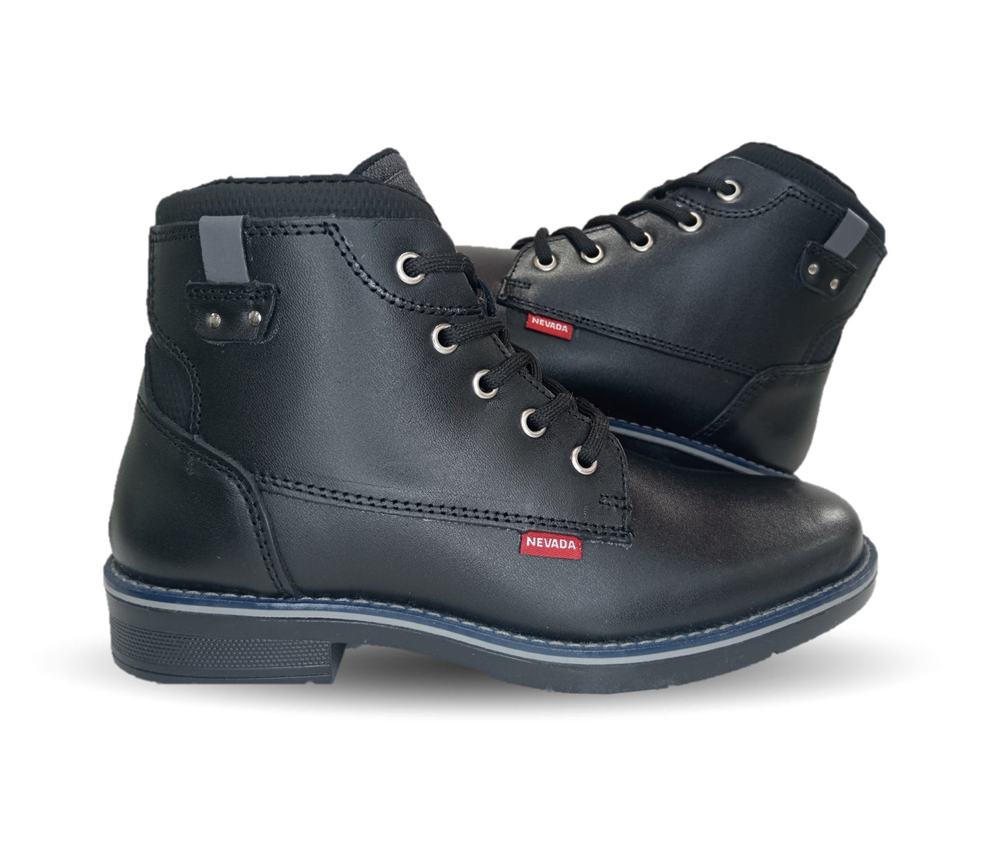 Bota Casual de piel Nevada 11251 Negro para hombre