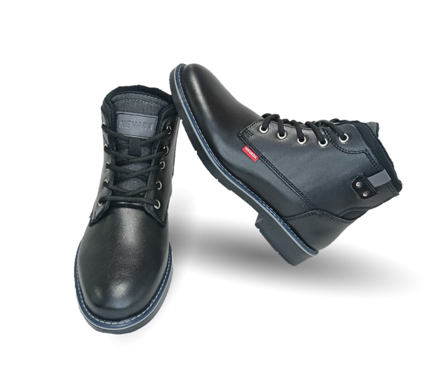 Bota Casual de piel Nevada 11251 Negro para hombre