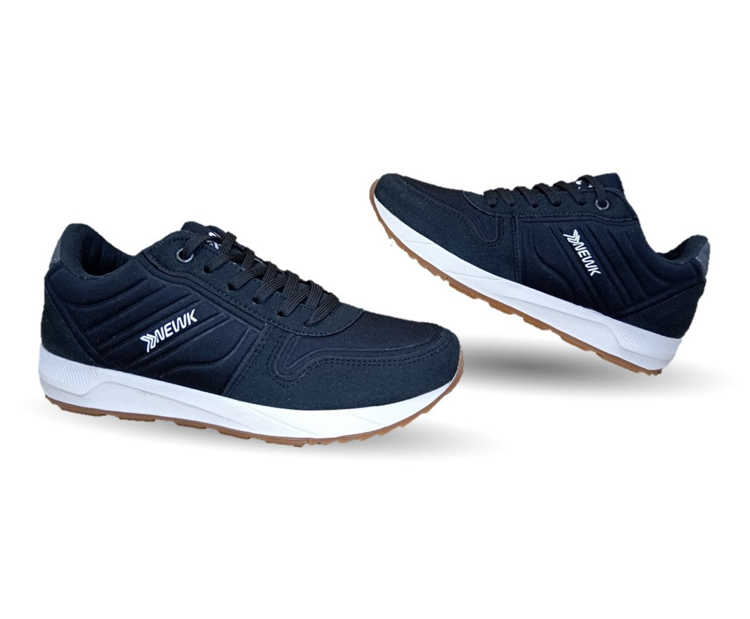 Tenis Deportivo Newk 921 Negro/Blanco para mujer