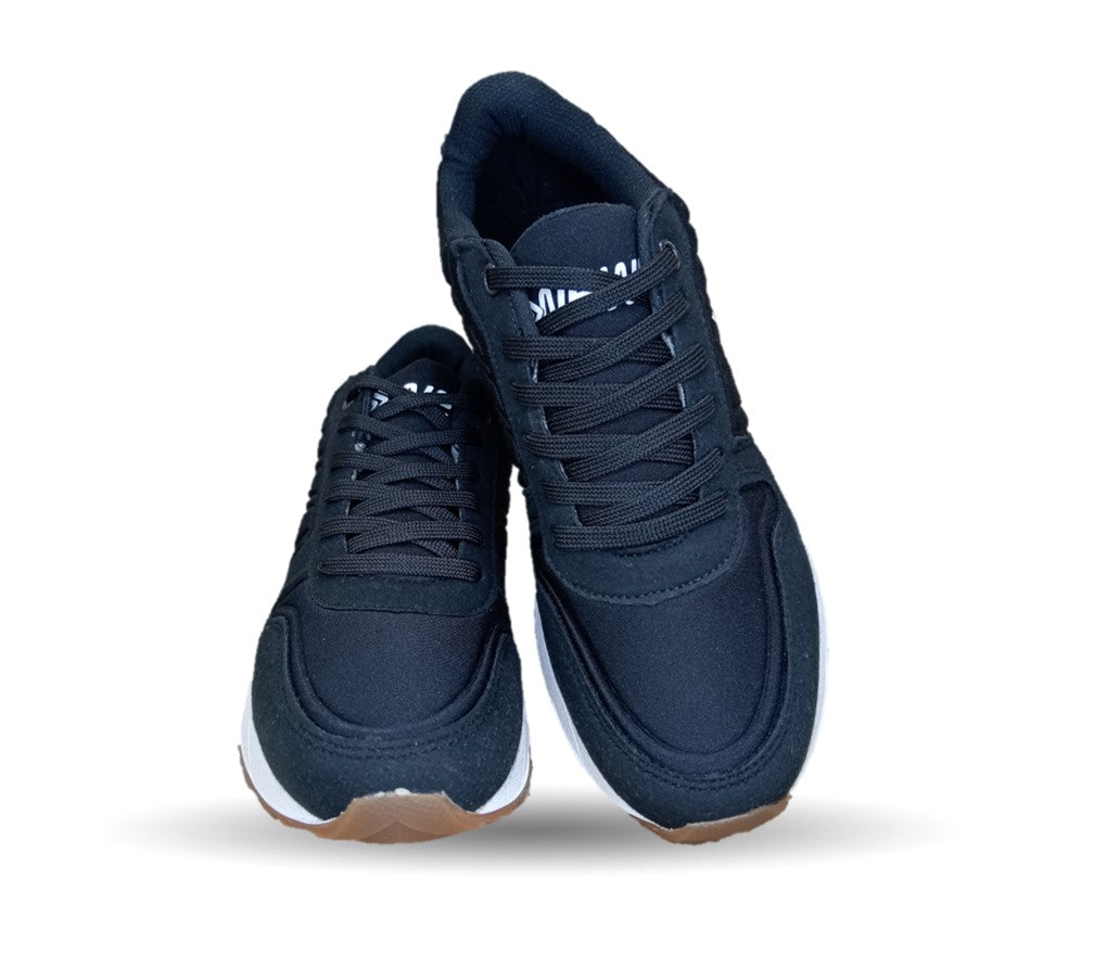 Tenis Deportivo Newk 921 Negro/Blanco para mujer