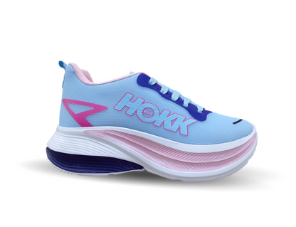 Tenis Urbano de moda con plataforma New Ports 4000 Cielo/Rosa para mujer