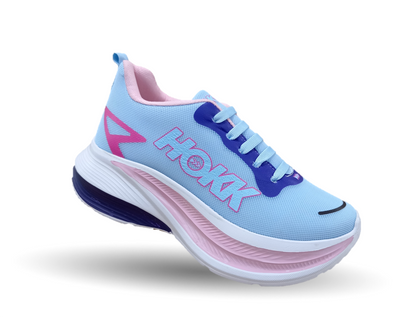Tenis Urbano de moda con plataforma New Ports 4000 Cielo/Rosa para mujer
