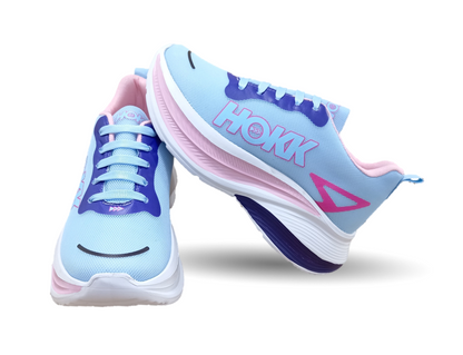 Tenis Urbano de moda con plataforma New Ports 4000 Cielo/Rosa para mujer