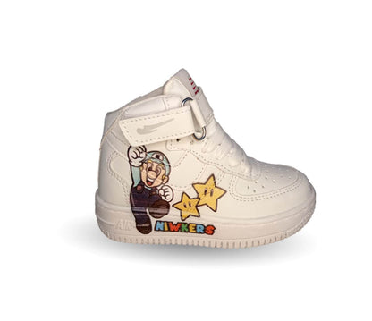 Tenis Urbano Niwkers 905 Blanco/Mario para niño