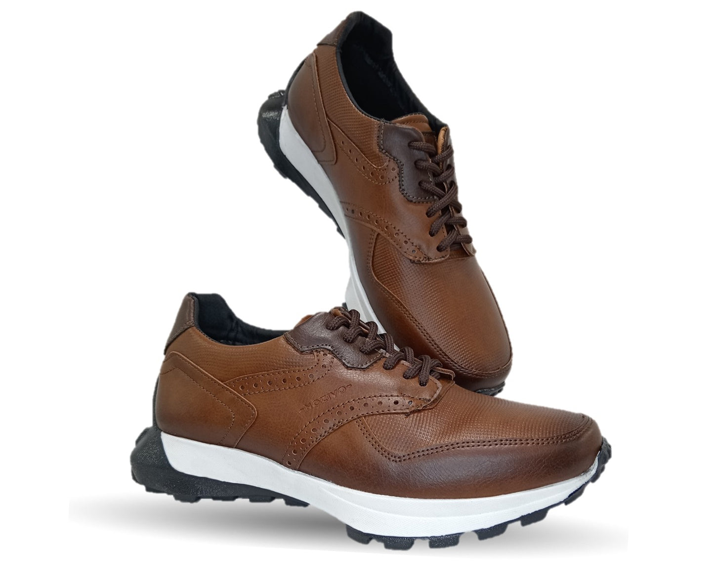 Zapato tipo Tenis Urbano Nozivo 8601 Tucson Miel para hombre