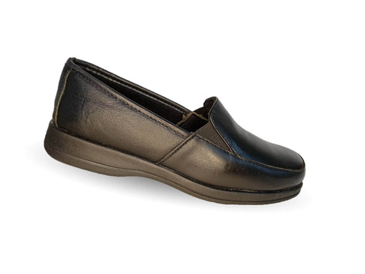 Zapato Confort de piel Nube 2018 Negro para mujer